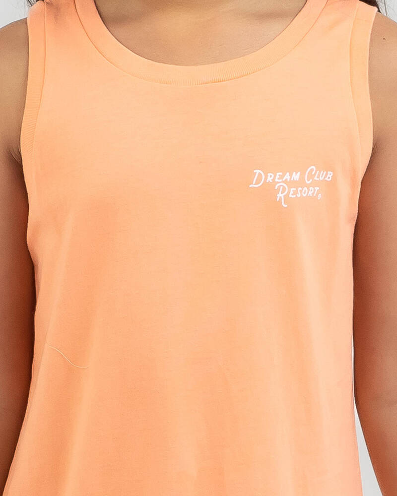 Rusty Girls' Dream Club Resort T-Shirt Dress for Womens