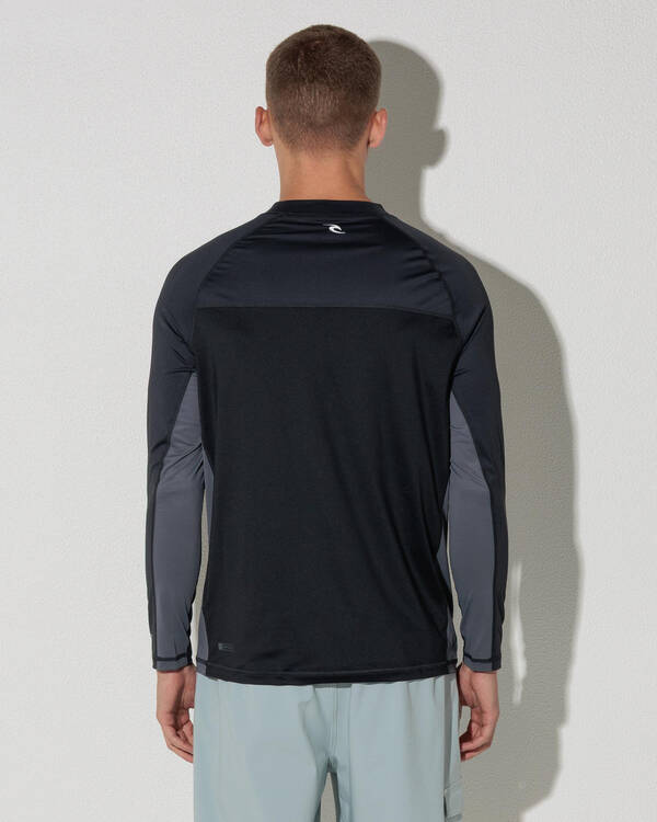 Rip Curl Drive Long Sleeve Rash Vest for Mens