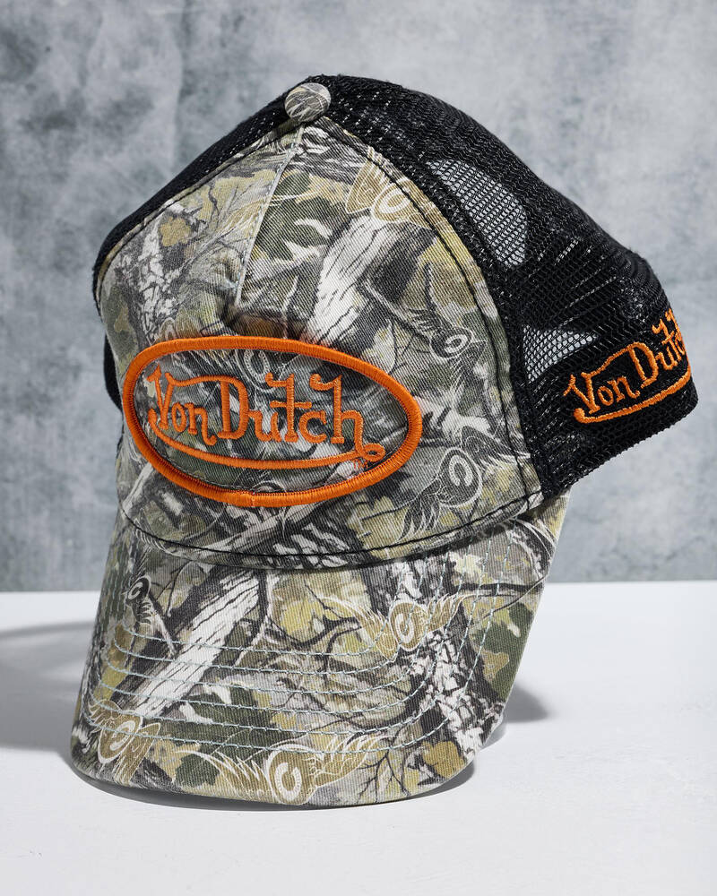Von Dutch Eyecamo Oval Trucker Cap for Mens
