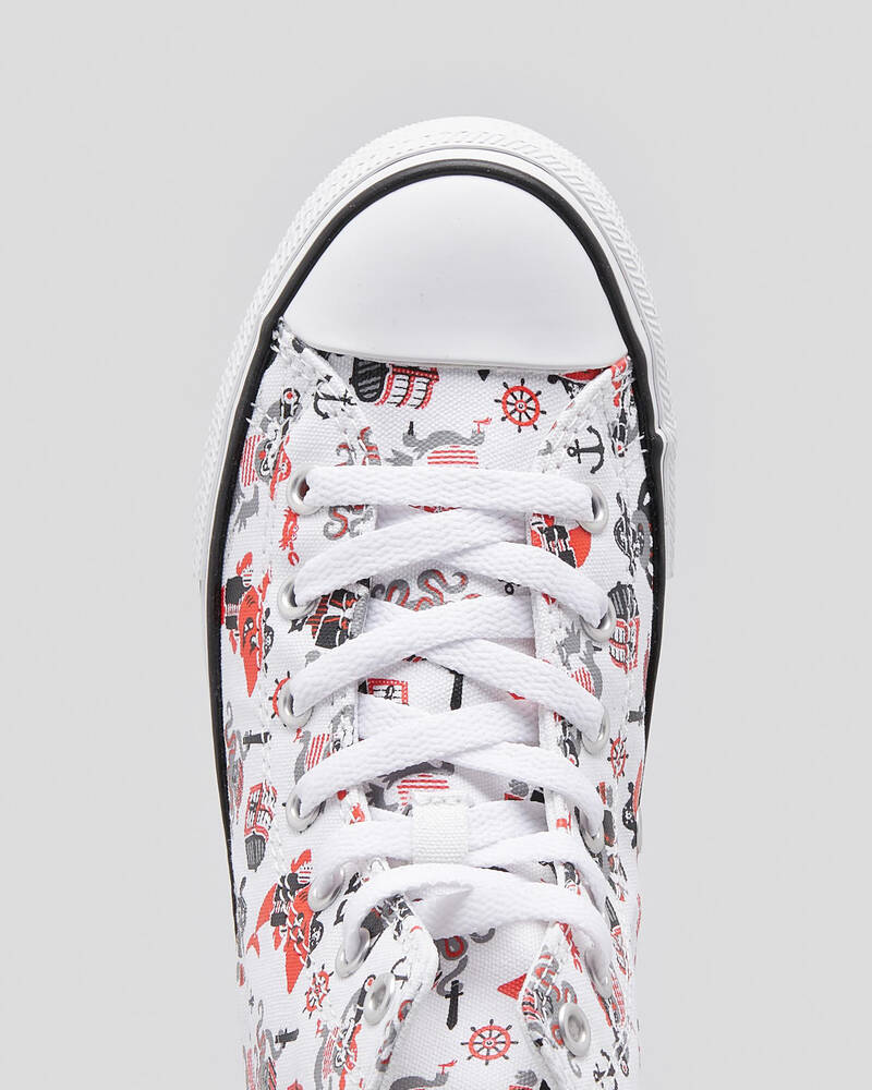 Converse Junior Boys' CTAS Pirate Hi-Top Shoes for Mens