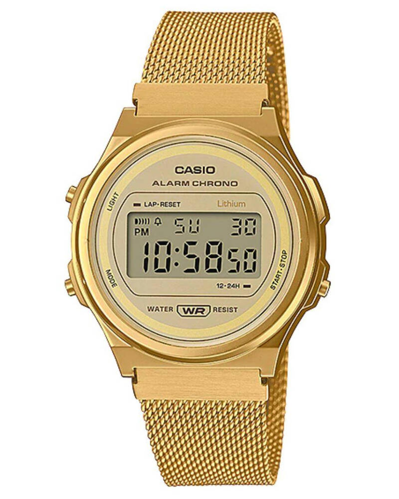 Casio Vintage Mesh Watch for Womens