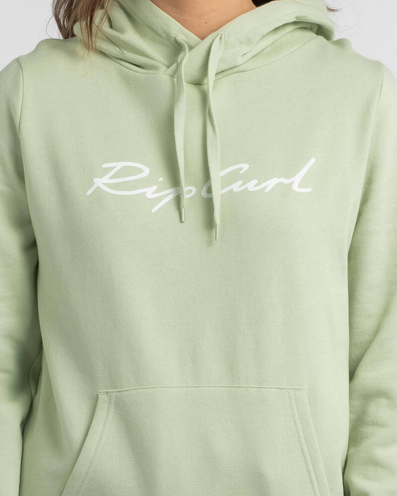Rip Curl Logo Standard Hoodie for Womens