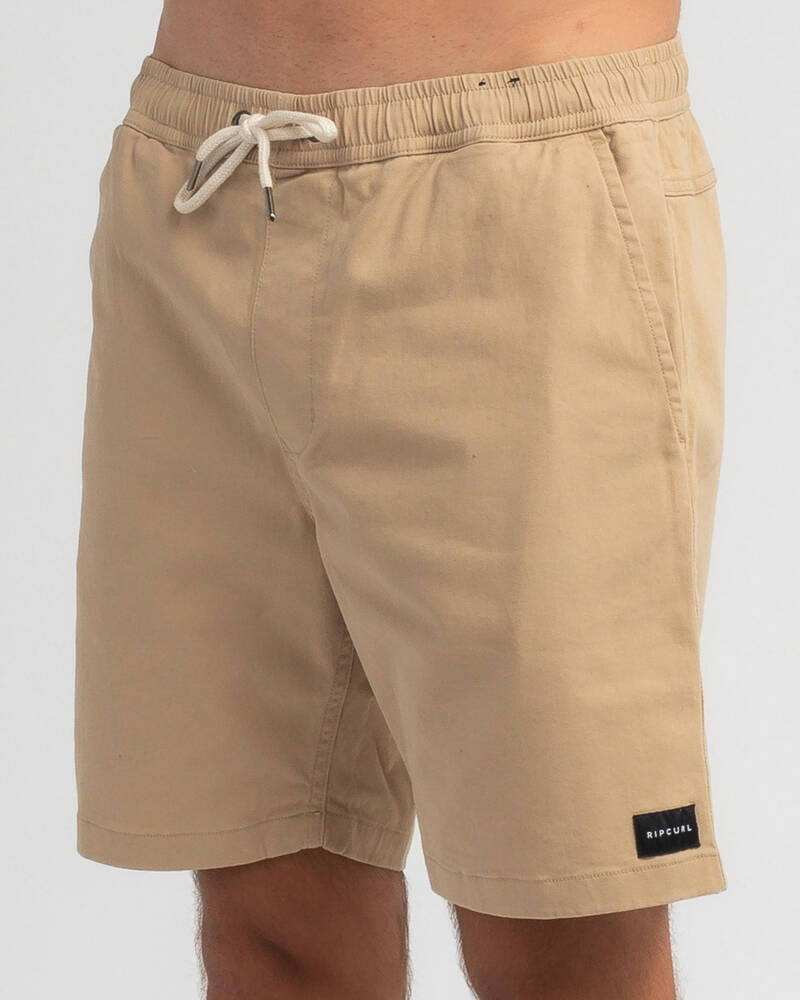 Rip Curl Re-Entry Elastic Waist Walk Shorts for Mens