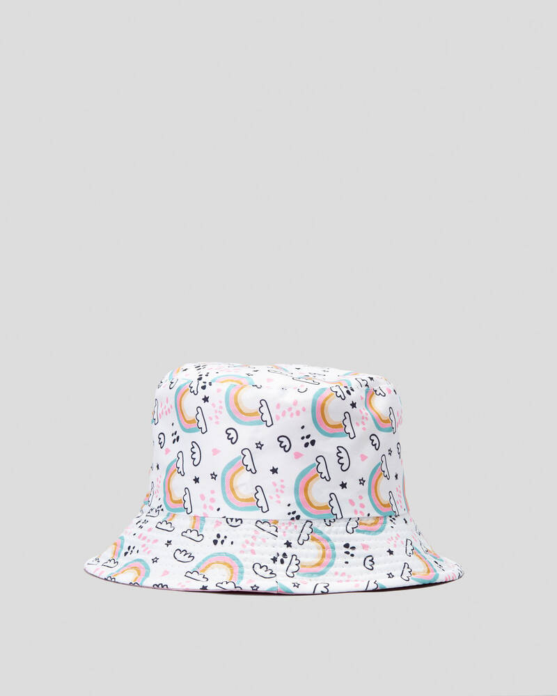 Mooloola Toddlers' Rainbow Bucket Hat for Womens