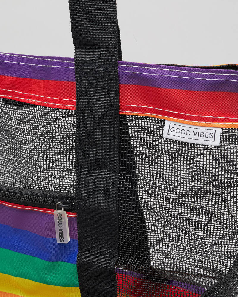 Get It Now Rainbow Mesh Cooler Bag for Womens