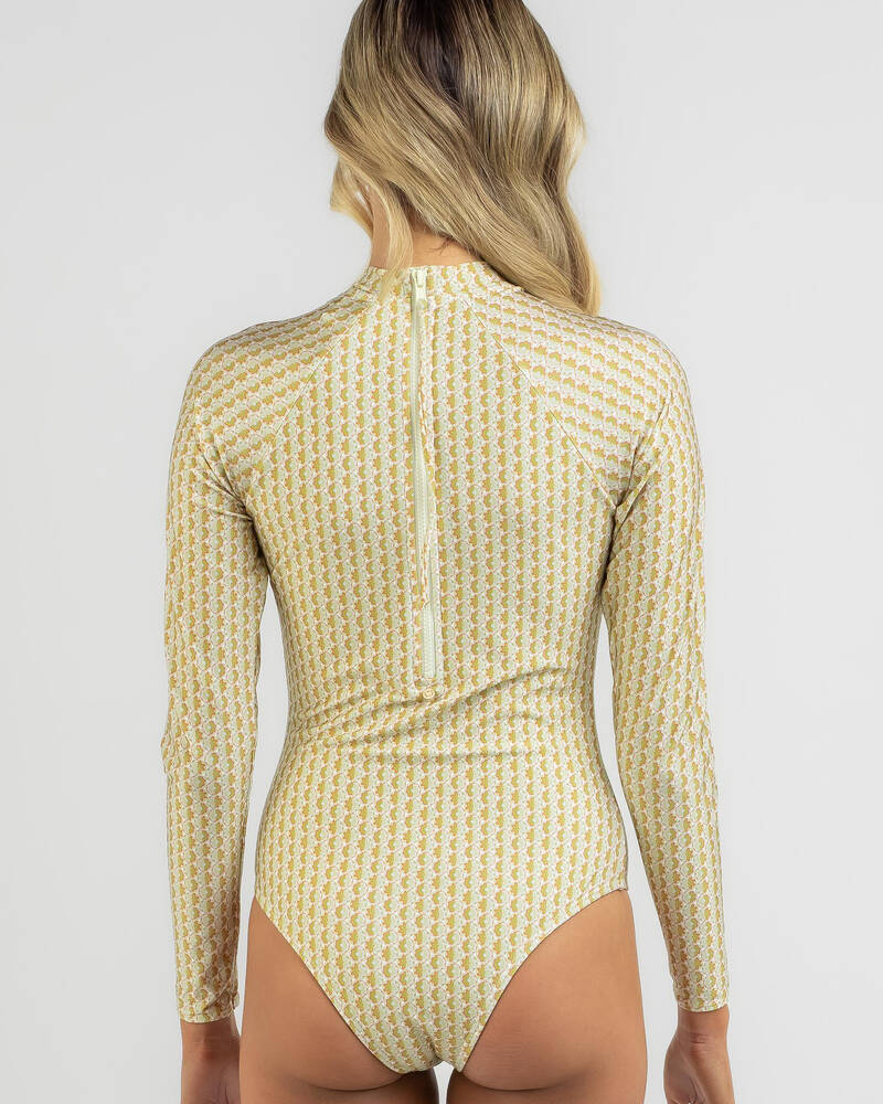 Rhythm Virgo Long Sleeve One Piece Surfsuit for Womens