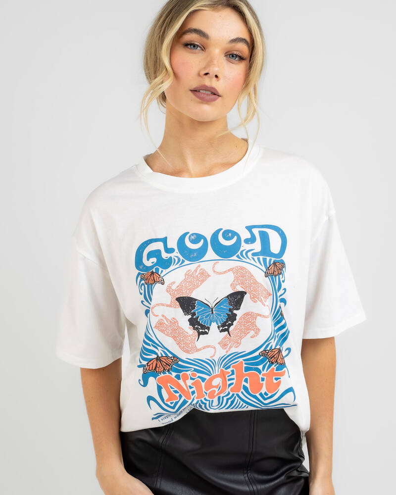 MRKT. Butterfly Nights T-Shirt for Womens