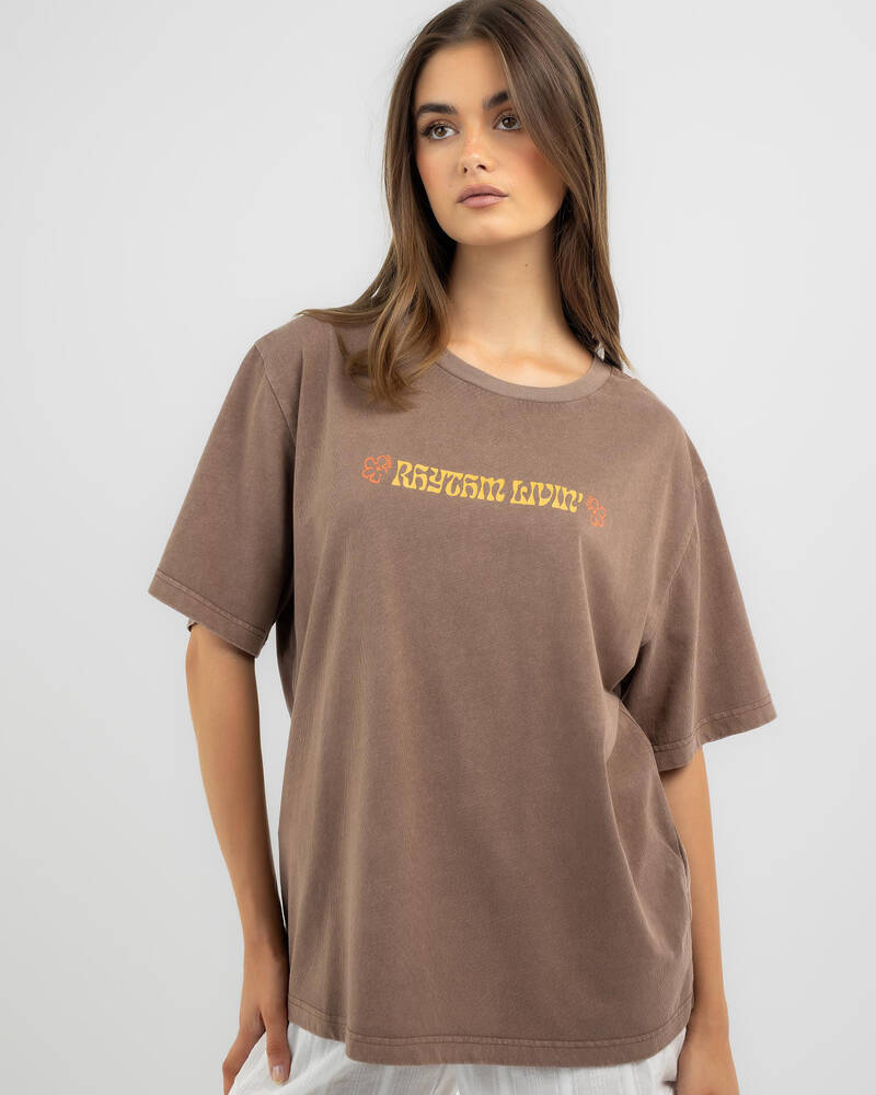 Rhythm Islander Oversized T-Shirt for Womens