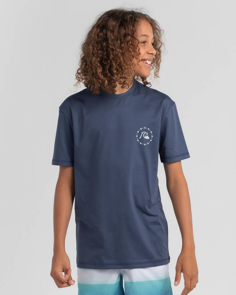 Quiksilver Boys' Endless Trip Surf Tee Short Sleeve Wet Sleeve for Mens