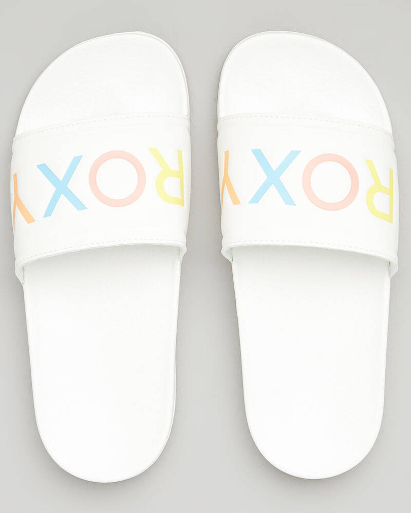 Roxy Girls' Roxy Slippy Slide Sandals for Womens