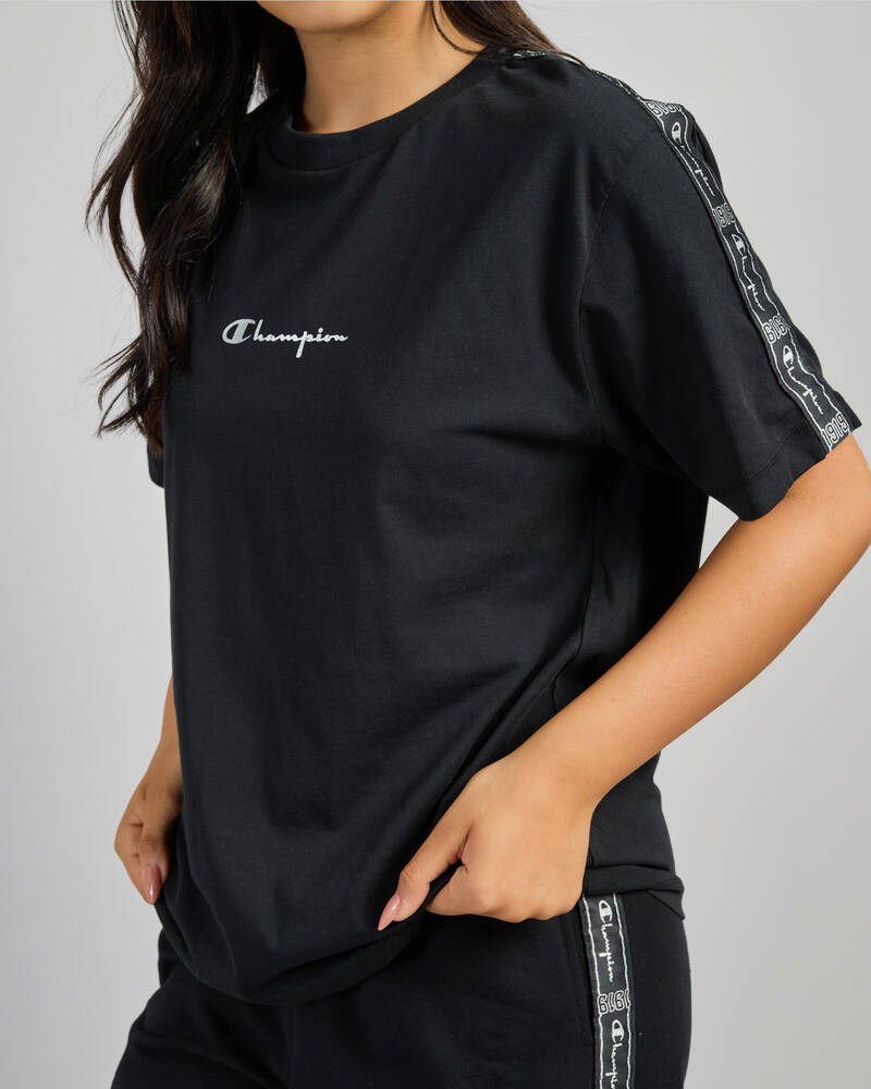 Champion Lux Taping Loose Fit T-Shirt for Womens