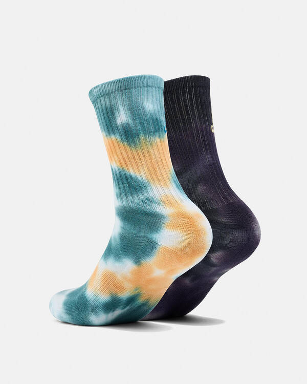 Santa Cruz Boys' Malba Crash Stack Crew Socks 2 Pack for Mens