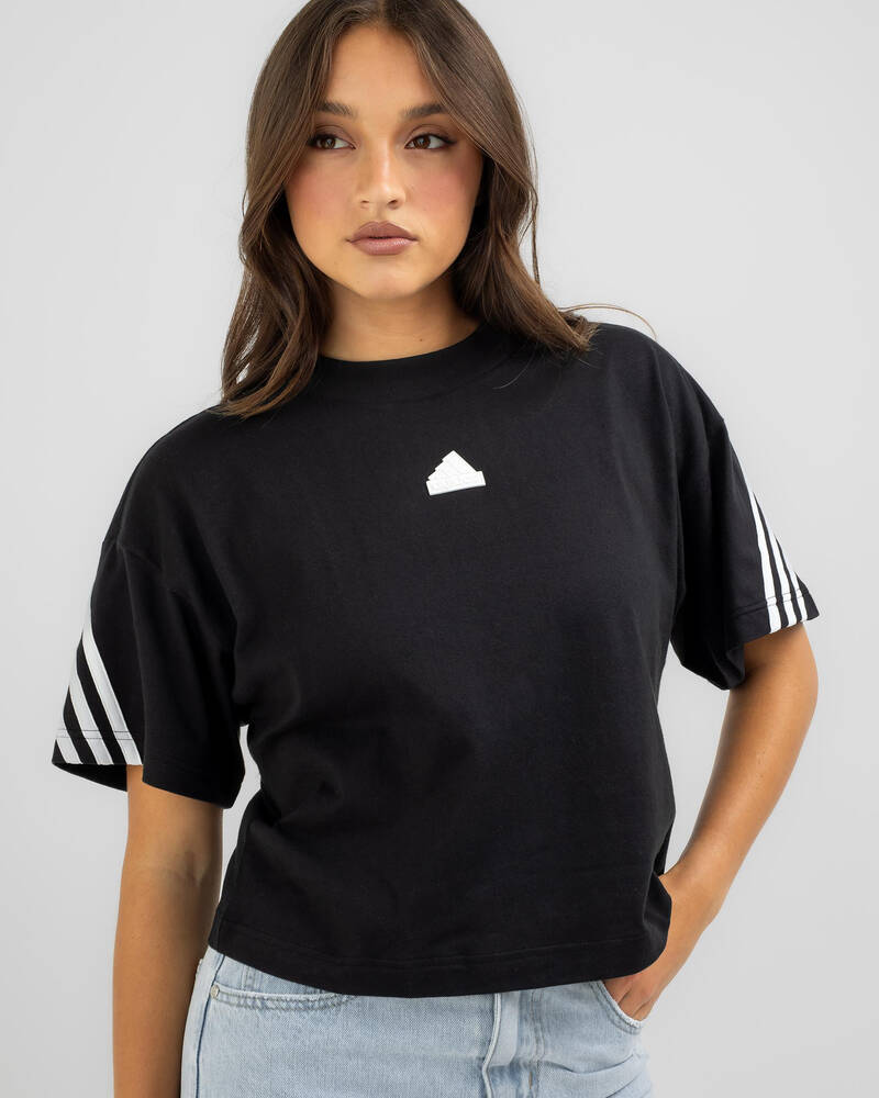 adidas Future Icons 3 Stripe T-Shirt for Womens
