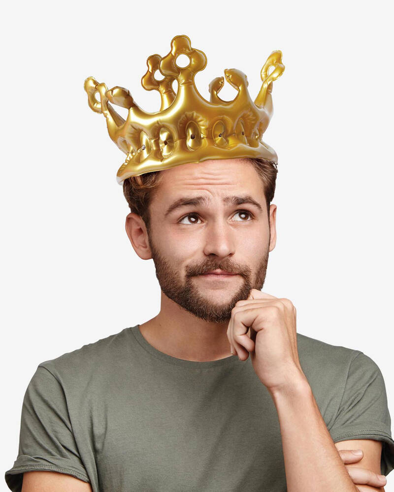 The Paperie Crown King Hat for Mens