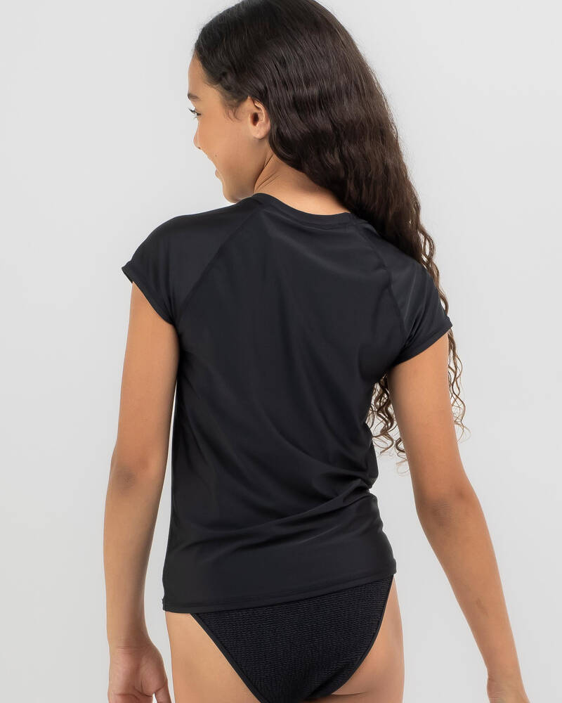 Billabong Girls' Tropical Dayz Short Sleeve Rash Vest for Womens