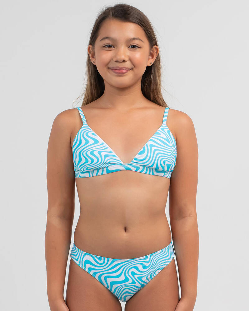 Kaiami Girls' Buffy Fixed Triangle Bikini Set for Womens