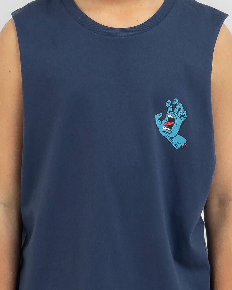 Santa Cruz Boys' Screaming Hand Muscle Tank for Mens