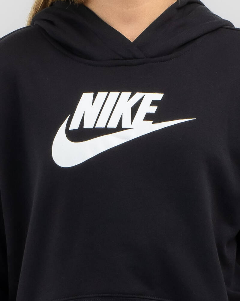 Nike Girls' Club Cropped Hoodie for Womens