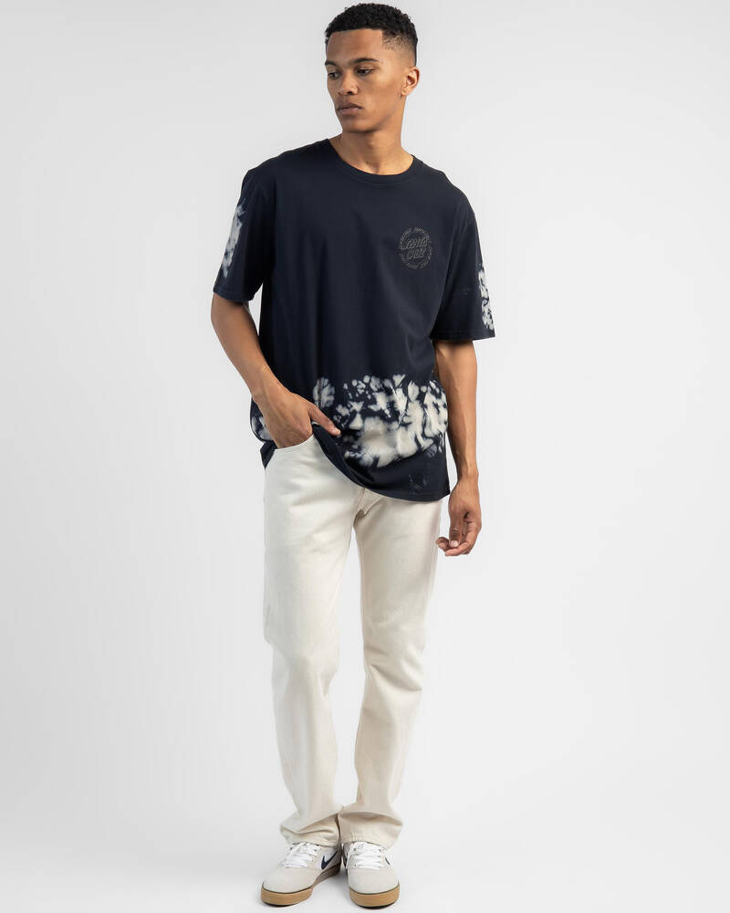 Santa Cruz Ringed Dot Mono Tie Dye T-Shirt for Mens