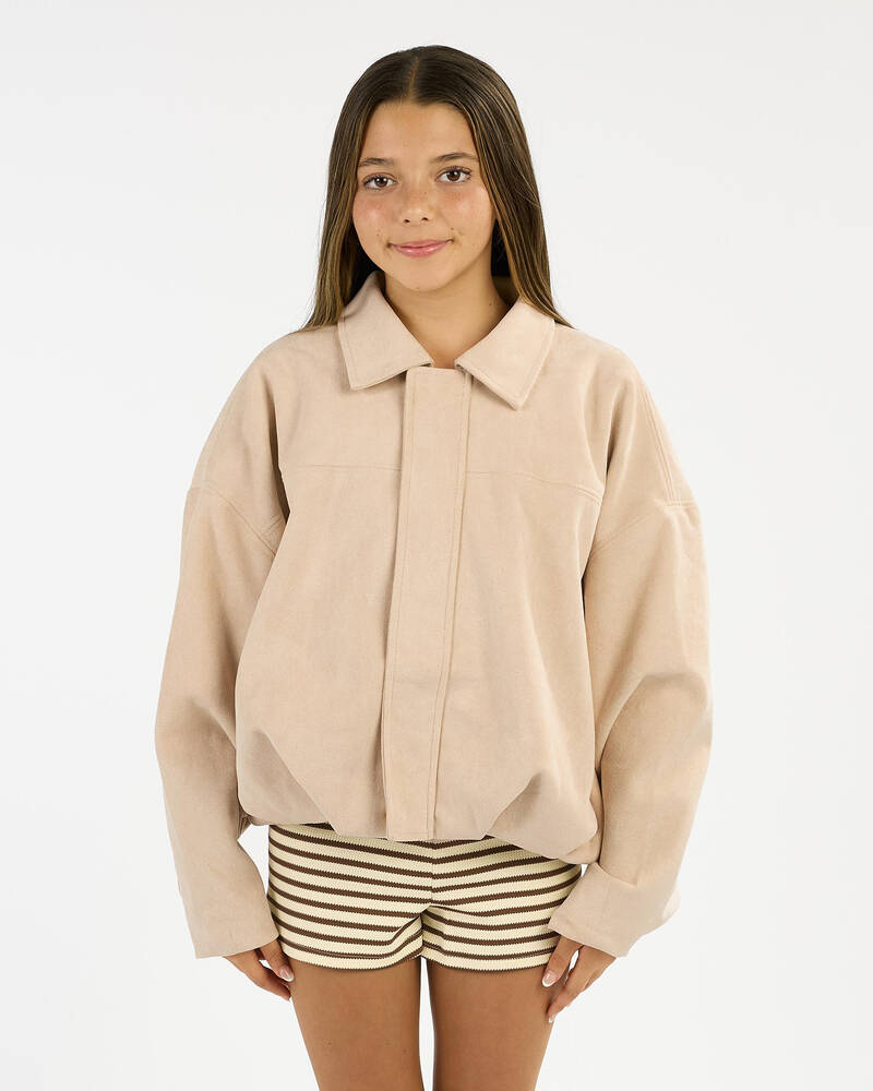 Ava And Ever Girls' Floyd Faux Suede Jacket for Womens