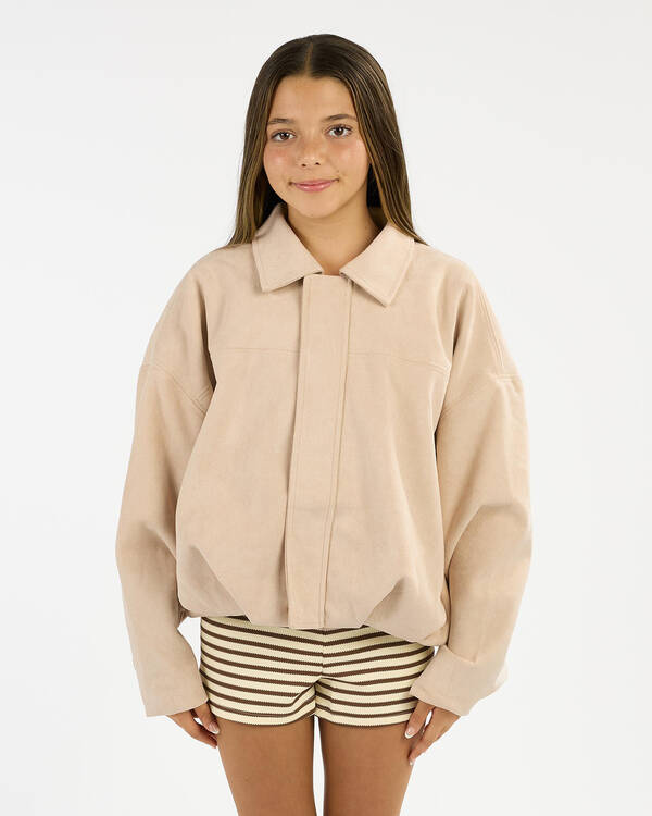 Ava And Ever Girls' Floyd Faux Suede Jacket for Womens