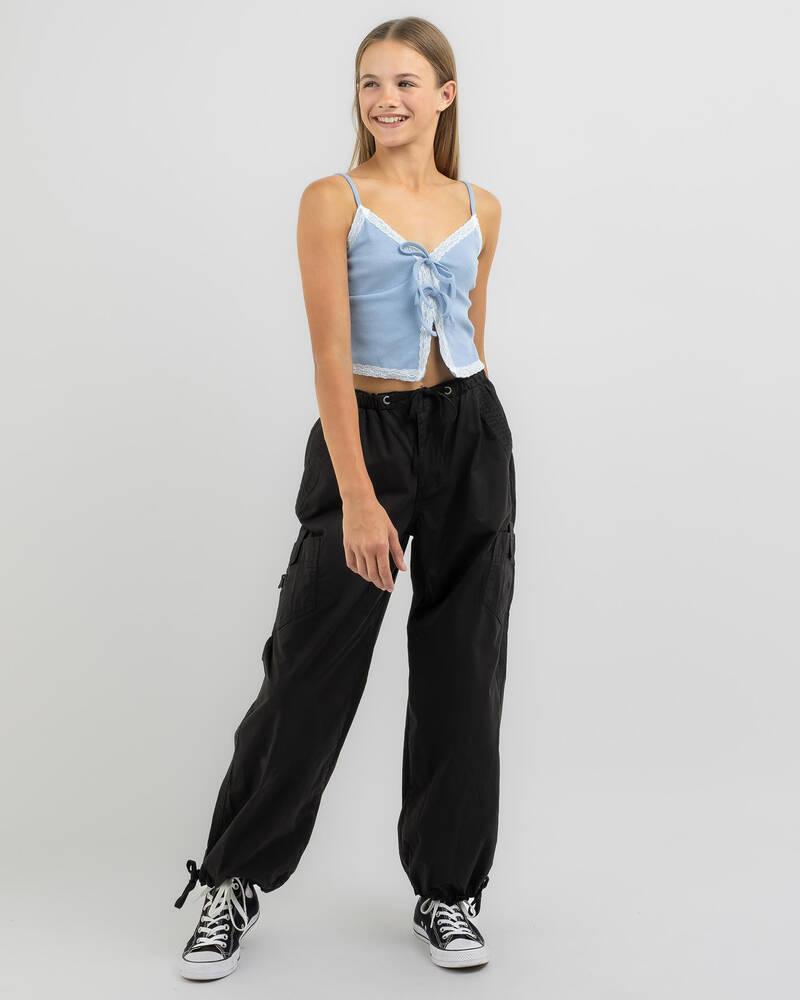 Mooloola Girls' Theresa Tie Up Cami Top for Womens