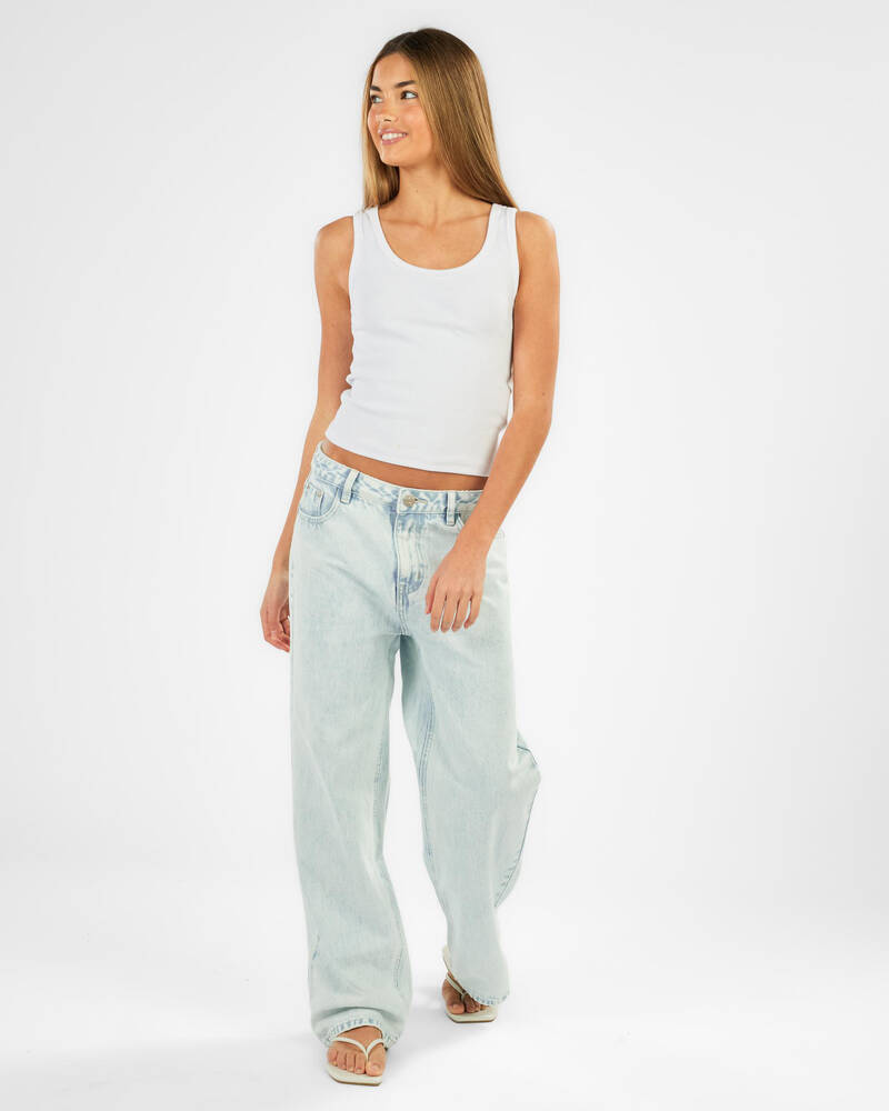 DESU Girls' Icon Straight Leg Jeans for Womens