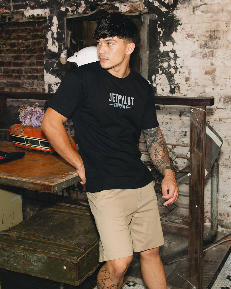 Jetpilot Imprint T-Shirt for Mens