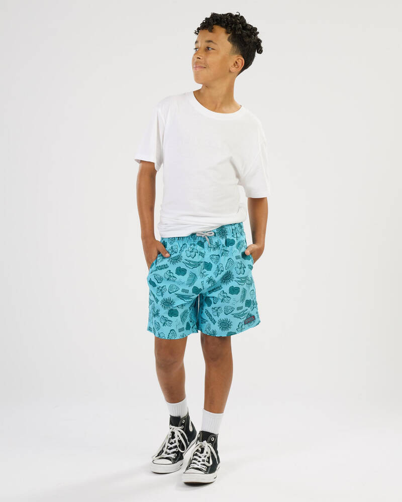 Rip Curl Boys' Surf Shack Yardage Board Shorts for Mens