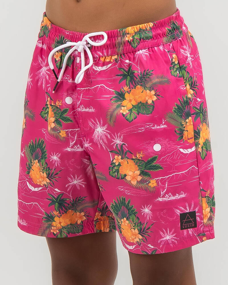 Lucid Boys' Trikala Elastic Waist Shorts for Mens