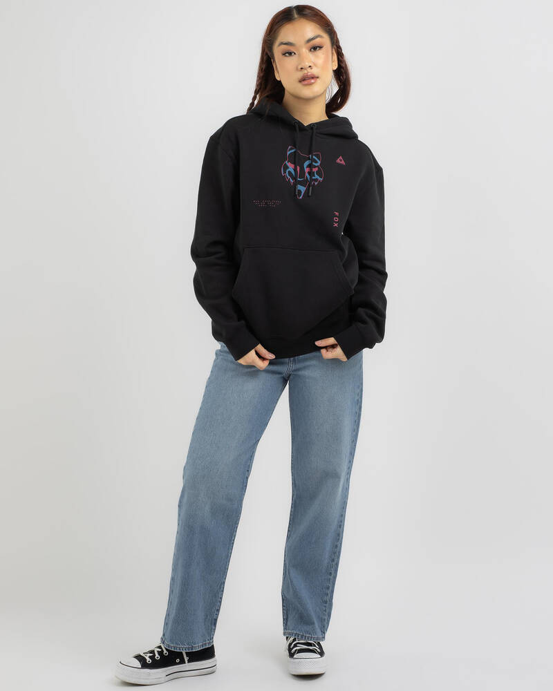 Fox Withered Fleece Pullover Hoodie for Womens