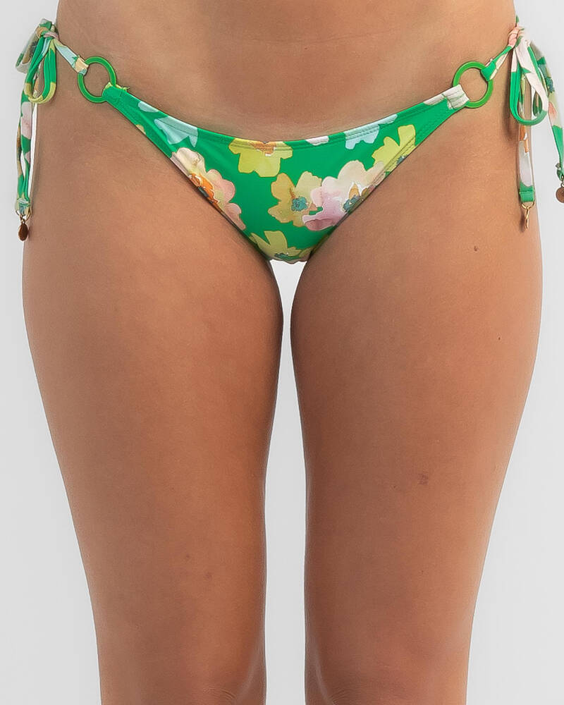 Kaiami Johanna Ring Tie Side Bikini Bottom for Womens