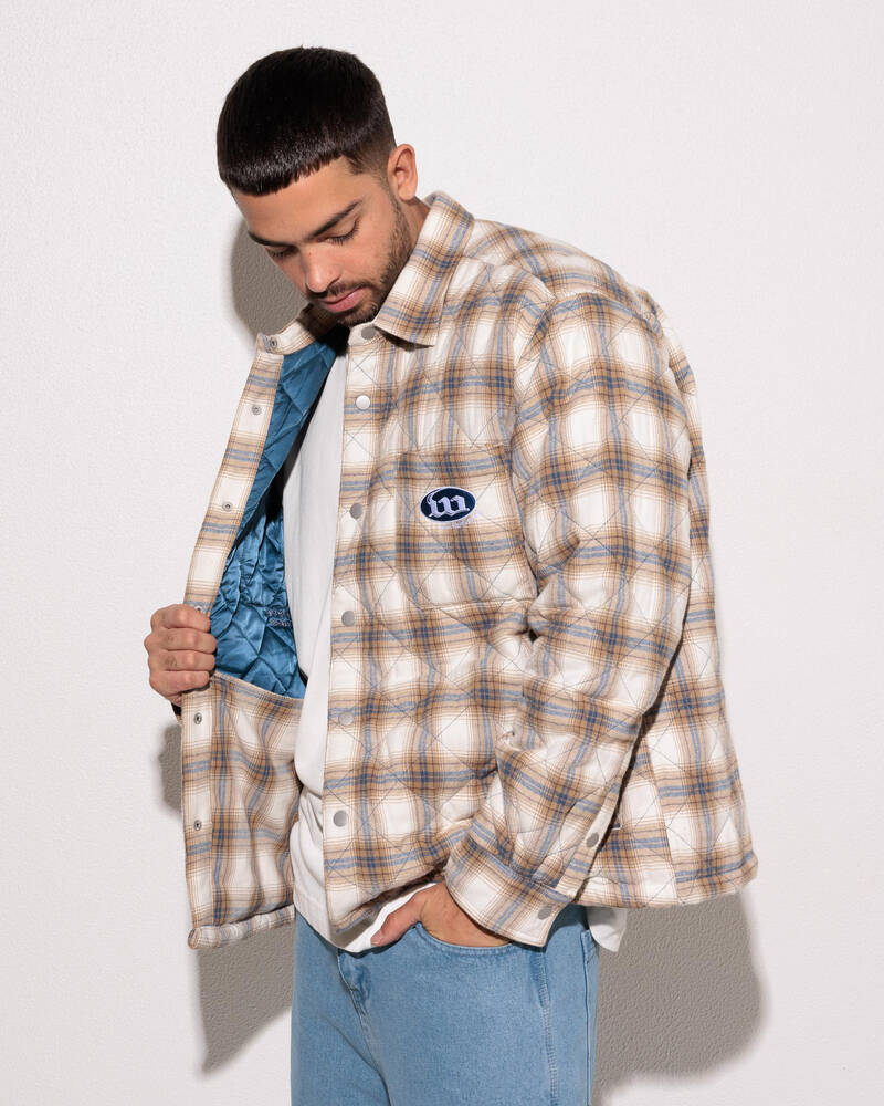 Worship Supplies Morality Quilted Shacket for Mens