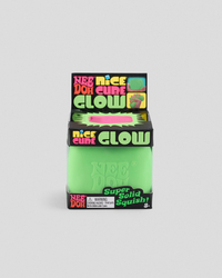 Schylling NeeDoh Nice Cube Glow In The Dark Squishy Fidget Toy for Unisex image number null