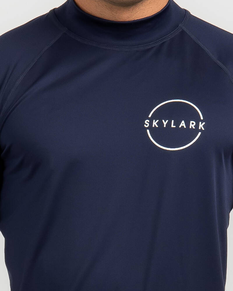 Skylark Balance Short Sleeve Rash Vest for Mens