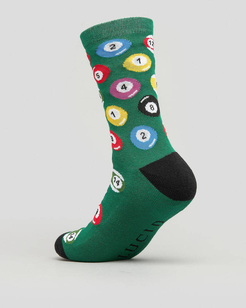 Lucid 8 Ball Crew Socks for Mens