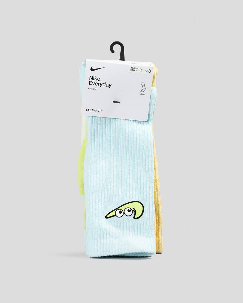 Nike Everyday Plus Cushioned Crew Socks 3 Pack for Mens