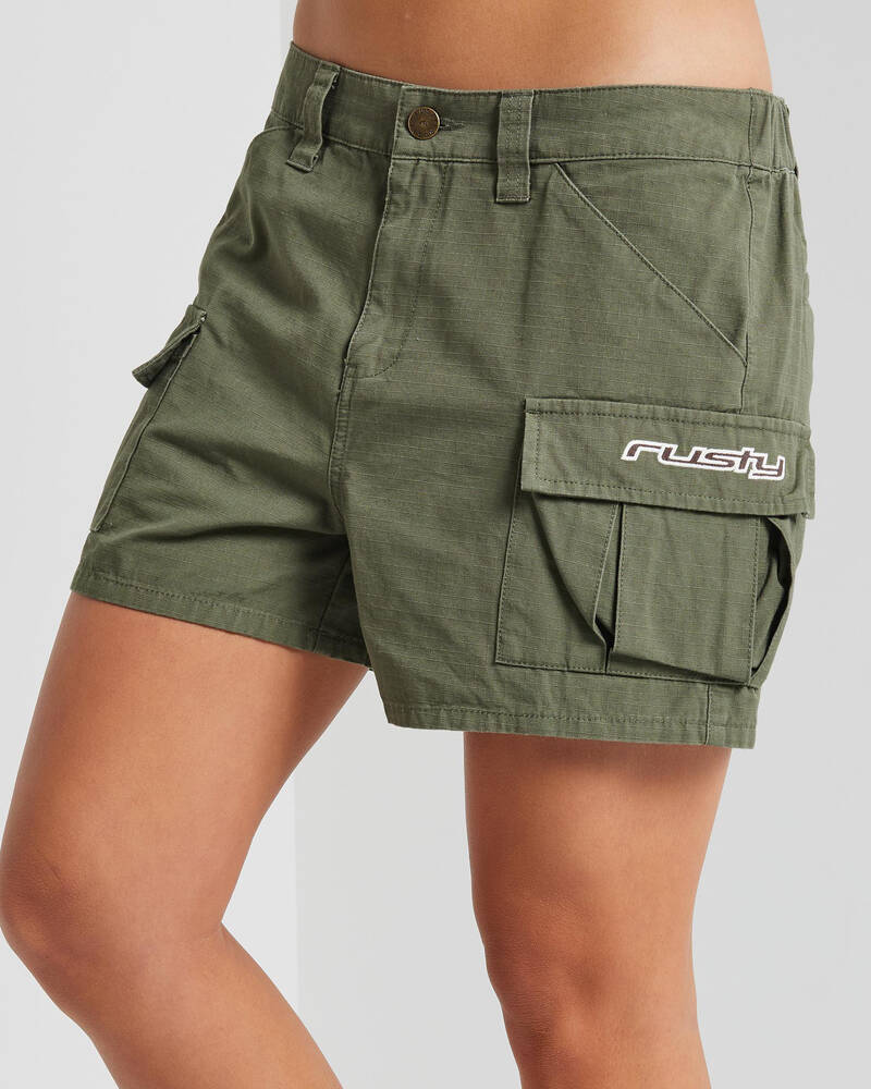 Rusty Cade Ripstop Cargo Shorts for Womens