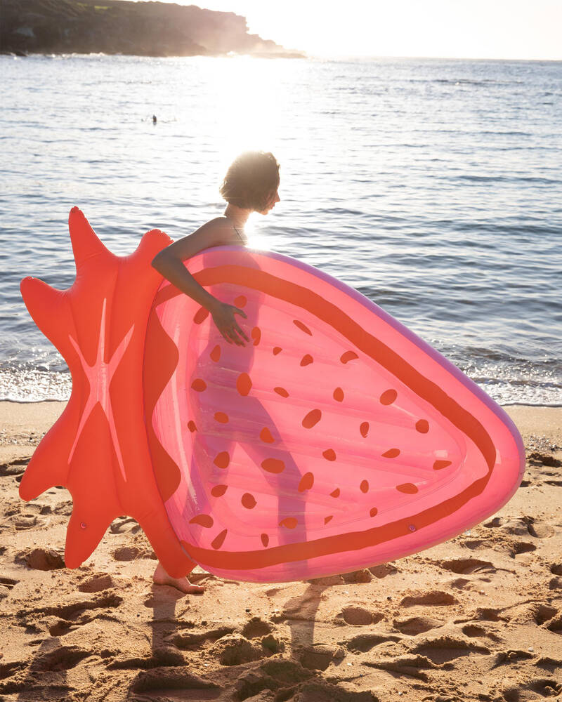 Sunnylife Strawberry Luxe Lie On Inflatable for Unisex