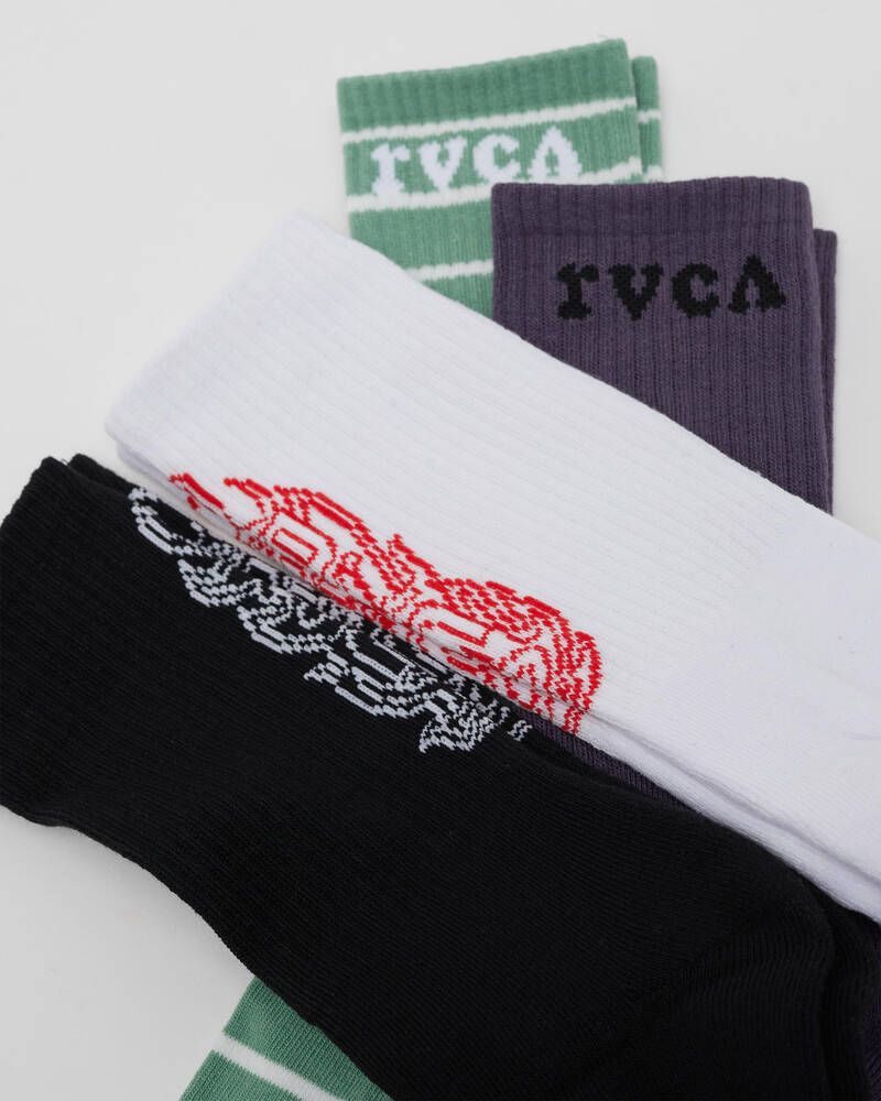 RVCA Seasonal Sock 4 Pack for Mens