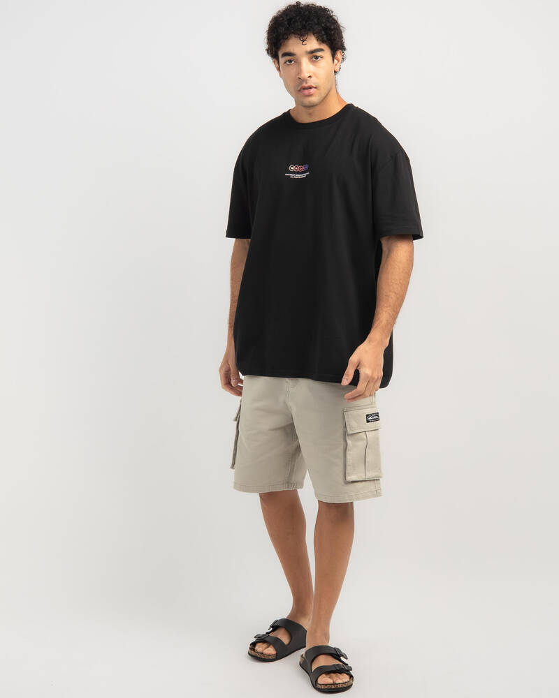Wndrr Cross Check Box Fit T-Shirt for Mens