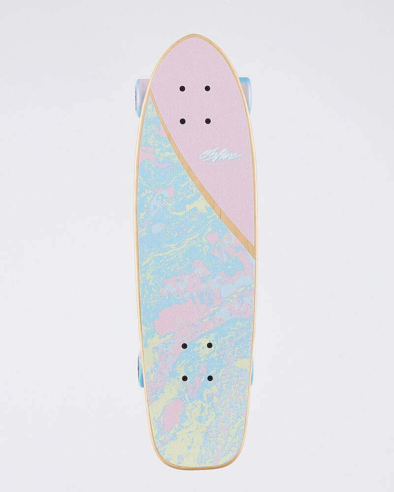 OBfive Pastel Plasma 28" Cruiser Skateboard for Womens
