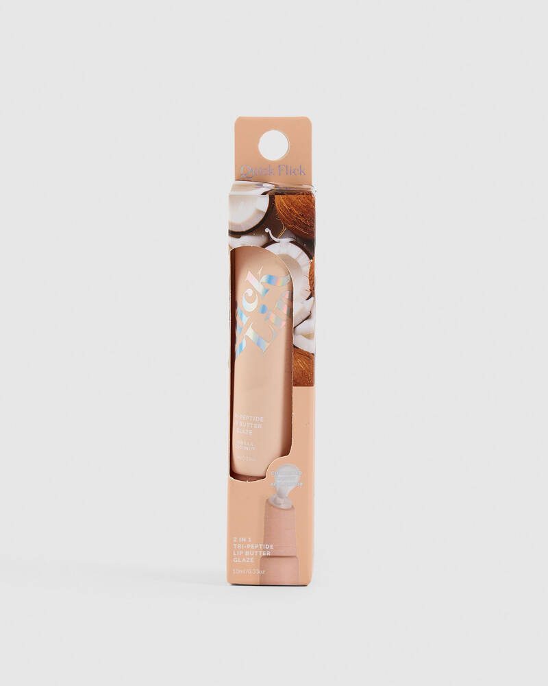 Quick Flick Butter Glaze Tri-Peptide Lip Gloss for Womens