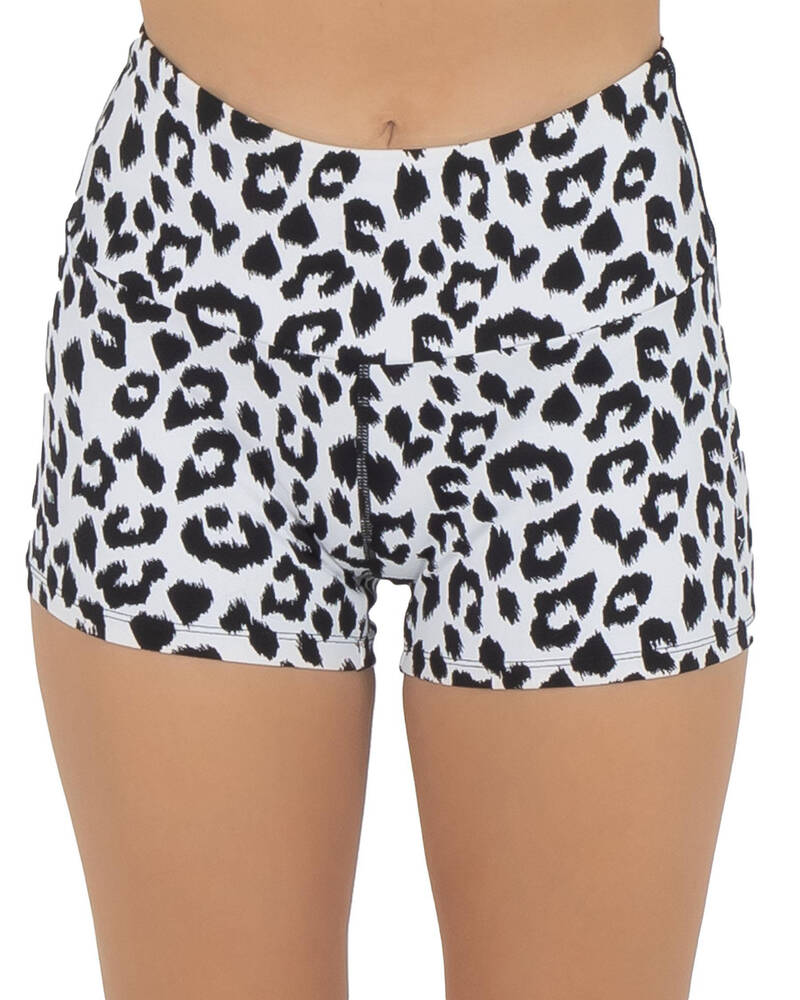 Ryderwear Animal Scrunch Bum Shorts for Womens