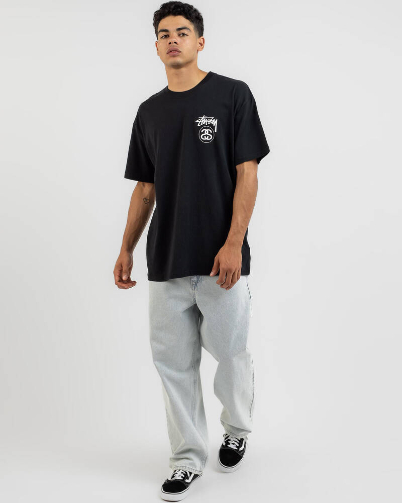 Stussy Solid Stock Link T-Shirt for Mens