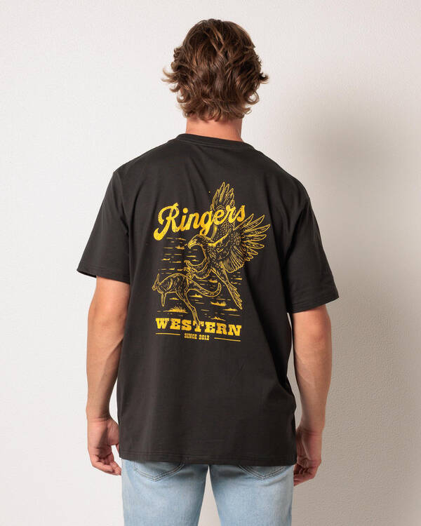 Ringers Western Wedge-Tail Rampage Relaxed T-Shirt for Mens