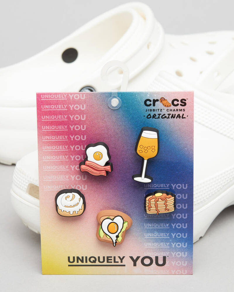 Shop Crocs Lets Go Brunch Jibbitz 5 Pack In Multi Fast Shipping & Easy Returns City Beach