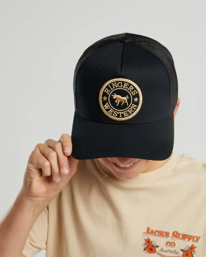 Ringers Western Boys' Signature Bull Trucker Cap for Mens