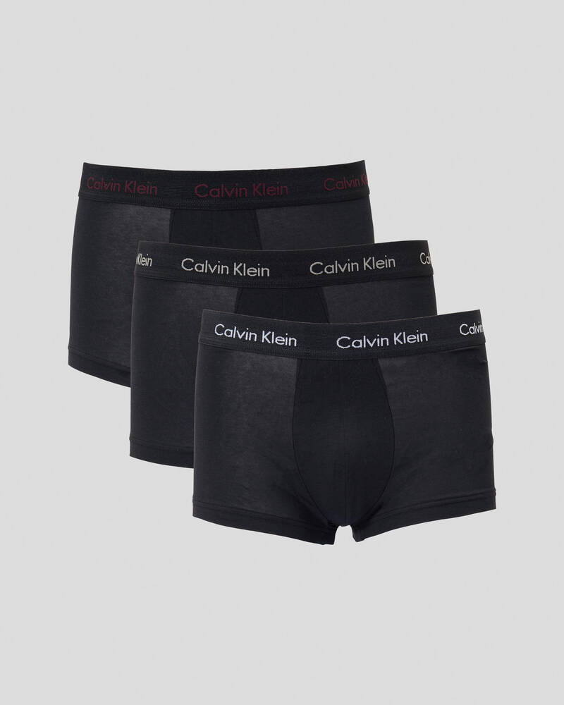 Calvin Klein Cotton Stretch Low Rise Trunk 3-Pack White