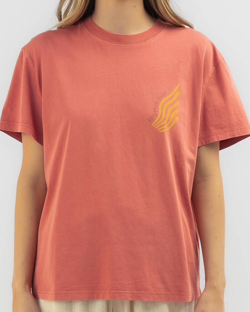 Rhythm New Day Band T-Shirt for Womens